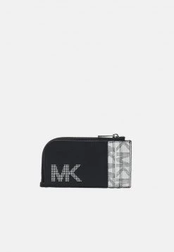 Michael Kors ZIP WALLET UNISEX Portefeuille Silver/black