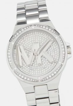Michael Kors Femme LENNOX Montre Silver Coloured -Michael Kors Soldes Boutique 9255661cb7214c18a1cc4f9a22453713