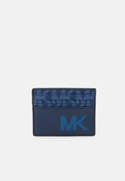 Michael Kors TALL CARD CASE UNISEX Portefeuille Blue
