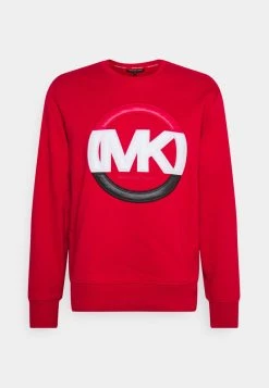 Michael Kors VICTORY CREW Sweatshirt Crimson Homme