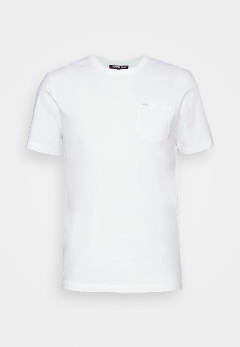 Michael Kors SLUB CREW TEE T Shirt Basique White Homme 1 Michael Kors SLUB CREW TEE T Shirt Basique White Homme