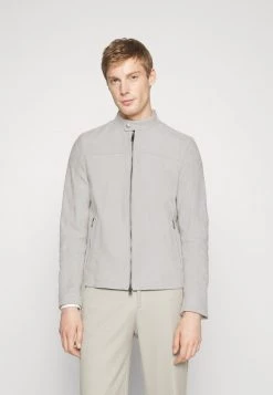 Michael Kors RACER Veste En Cuir Dune Homme