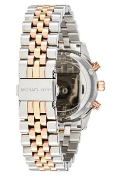 Michael Kors Femme LEXINGTON Montre à Aiguilles Silver Coloured/gold Coloured/rosegold Coloured -Michael Kors Soldes Boutique ae395f68aa4743f7a571469b305140b2