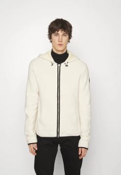 Michael Kors SOFT BRUSHED HOODIE Gilet Bone Homme
