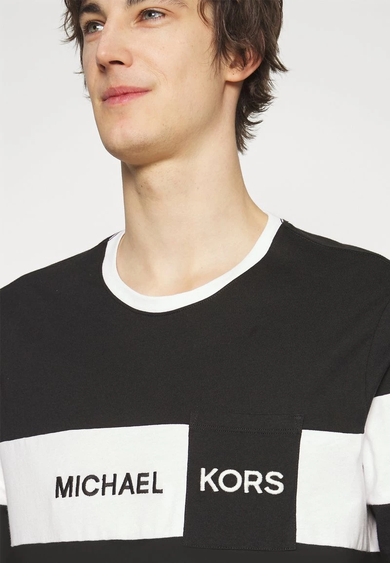 Michael Kors STRIPE TEE T Shirt à Manches Longues Black Homme 6 Michael Kors STRIPE TEE T Shirt à Manches Longues Black Homme – Image 6