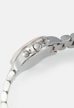 Michael Kors Femme BRADSHAW Montre Silver Coloured/rose -Michael Kors Soldes Boutique b470d5f913d3470db38d9442b06d213e