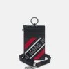 Michael Kors LANYARD ZIP CASE UNISEX Portefeuille Black/crimson