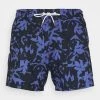 Michael Kors SWIM TRUNK 2 TONE LEAF Short De Bain Tide Blue Homme