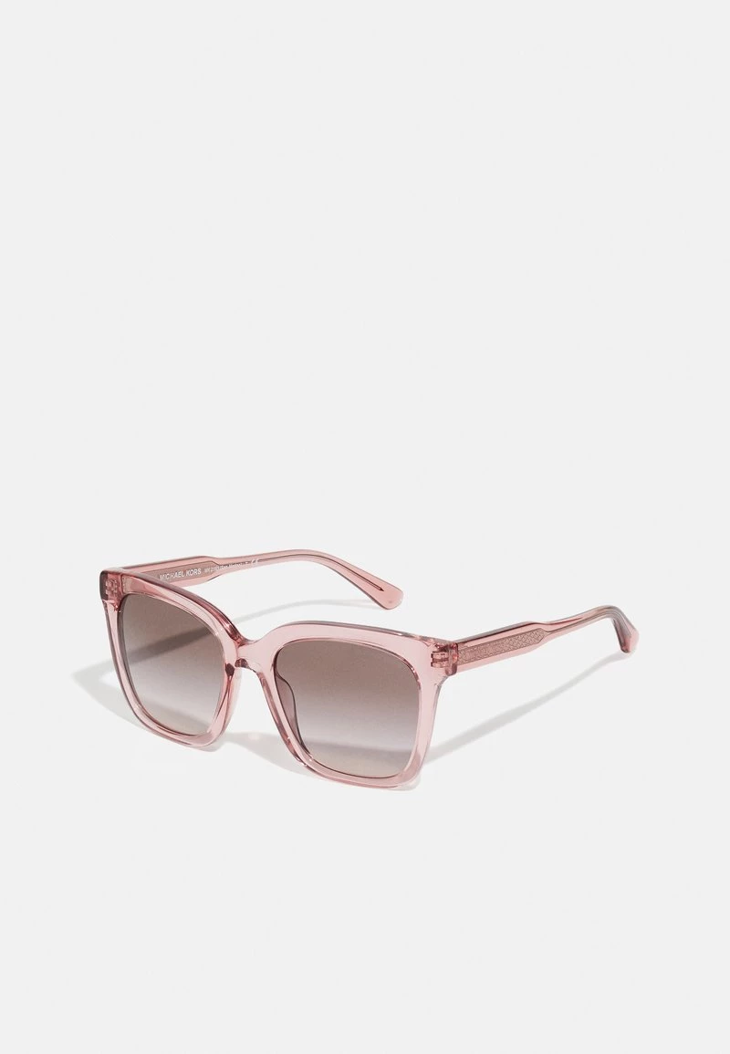 Michael Kors SAN MARINO Lunettes De Soleil Transparent Pink Femme 1 Michael Kors SAN MARINO Lunettes De Soleil Transparent Pink Femme