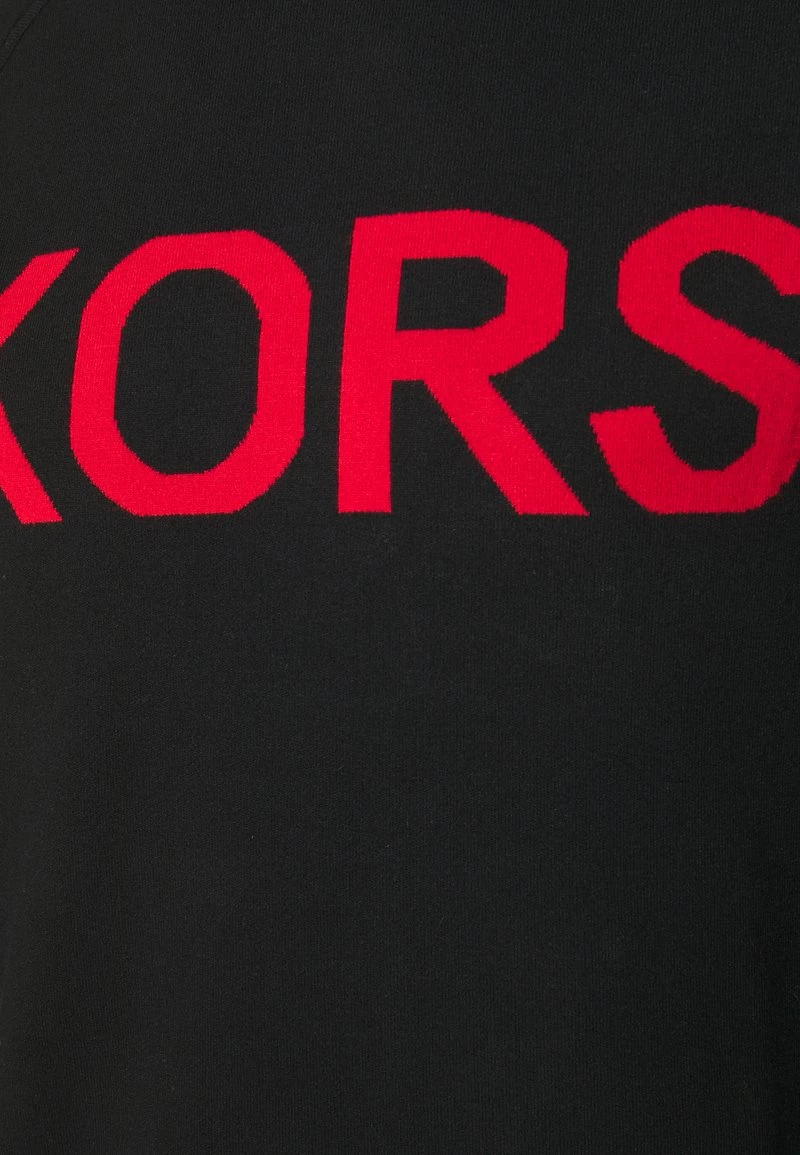Michael Kors Homme CREW Pullover Black/crimson 3 Michael Kors Homme CREW Pullover Black/crimson – Image 3
