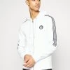 Michael Kors Homme NEW EVERGREEN HOODIE Sweat à Capuche Zippé White