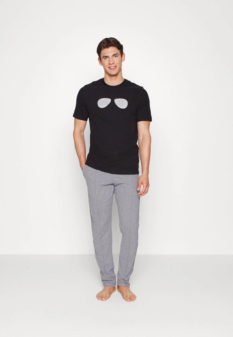 Michael Kors Homme CREW PINTUCK PANT GIFT SET Pyjama Black 2 Michael Kors Homme CREW PINTUCK PANT GIFT SET Pyjama Black – Image 2