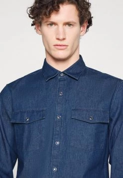 Michael Kors Homme SLIM Chemise Crew Blue -Michael Kors Soldes Boutique cd12de8ef0814e8c917d19a3d304cfde