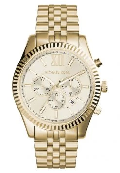 Michael Kors LEXINGTON Montre à Aiguilles Gold Unisex -Michael Kors Soldes Boutique cd5b166cd8604676b2158aaf501917c0