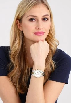 Michael Kors RITZ Montre à Aiguilles Silver Coloured/gold Coloured Femme