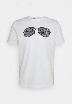 Michael Kors LOGO AVIATOR TEE T Shirt Imprimé White Homme -Michael Kors Soldes Boutique d424f3fc527146e39d3db2d3aa1057be