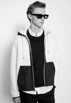 Michael Kors MIX MEDIA HOODIE Veste Polaire Bone Homme -Michael Kors Soldes Boutique d49052aad1f1418c846772408e5eb3d3