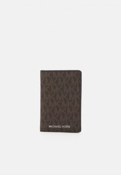 Michael Kors FOLDING CARD CASE UNISEX Portefeuille Brown/black