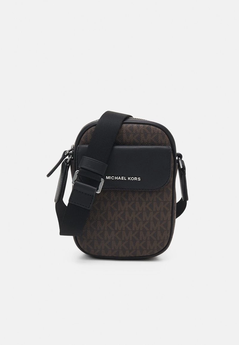 Michael Kors FLAP PHONE XBODY UNISEX Sac Bandoulière Brown/black 1 Michael Kors FLAP PHONE XBODY UNISEX Sac Bandoulière Brown/black