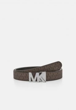 Michael Kors BUCKLE BELT UNISEX Ceinture Brown/black