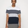 Michael Kors Homme STRIPE SHORT CREW T Shirt Basique Midnight