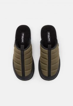 Michael Kors Homme ANDERS SLIPPER Chaussons Olive -Michael Kors Soldes Boutique f18d7d9326f54bda828769b477334d01