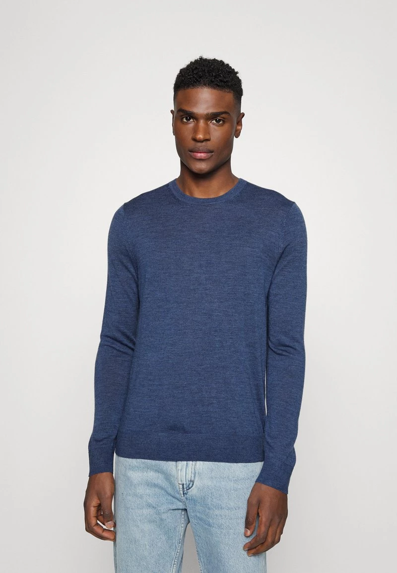 Michael Kors CORE CREW Pullover Blue Homme 1 Michael Kors CORE CREW Pullover Blue Homme