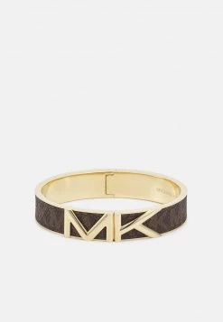 Michael Kors Bracelet Gold Coloured/brown Femme