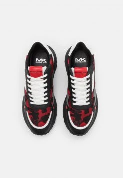 Michael Kors Homme MILES Baskets Basses Red/multi Coloured -Michael Kors Soldes Boutique f6238f066e17420a93fe1089756ab288