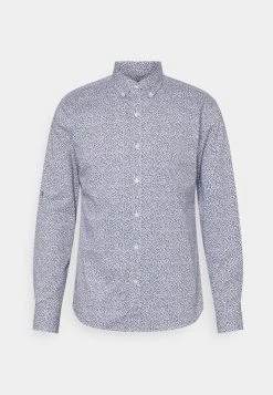 Michael Kors Homme STRETCH DITSY Chemise Dark Chambray