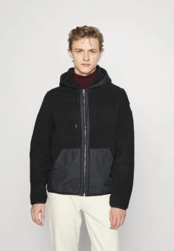 Michael Kors MIX MEDIA HOODIE Veste Polaire Black Homme