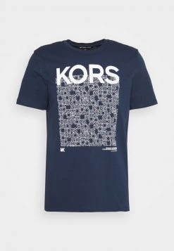 Michael Kors Homme NEWSPRINT TEE T Shirt Imprimé Dark Blue -Michael Kors Soldes Boutique fc50a871abda41d581346f138dba73a4