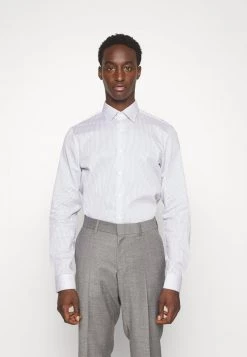 Michael Kors Homme RALEIGH DOBBY STRIPE SLIM FIT SHIRT Chemise Classique Blue