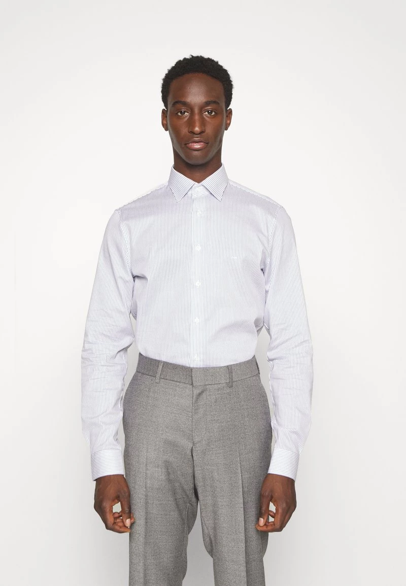 Michael Kors Homme RALEIGH DOBBY STRIPE SLIM FIT SHIRT Chemise Classique Blue 1 Michael Kors Homme RALEIGH DOBBY STRIPE SLIM FIT SHIRT Chemise Classique Blue