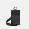 Michael Kors LANYARD ZIP CASE UNISEX Portefeuille Black